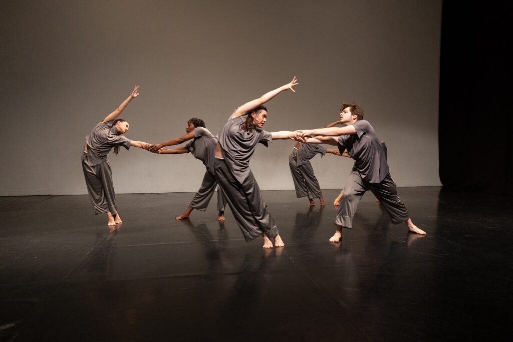 LADF 2025 - Bryan Burns, Arturo Gonzales, Denali Huff, Rebecca Lee, Jolyn Lambey, Raven Smith in "Black Ice" by Deborah Brockus - Photo by Denise Leitner.