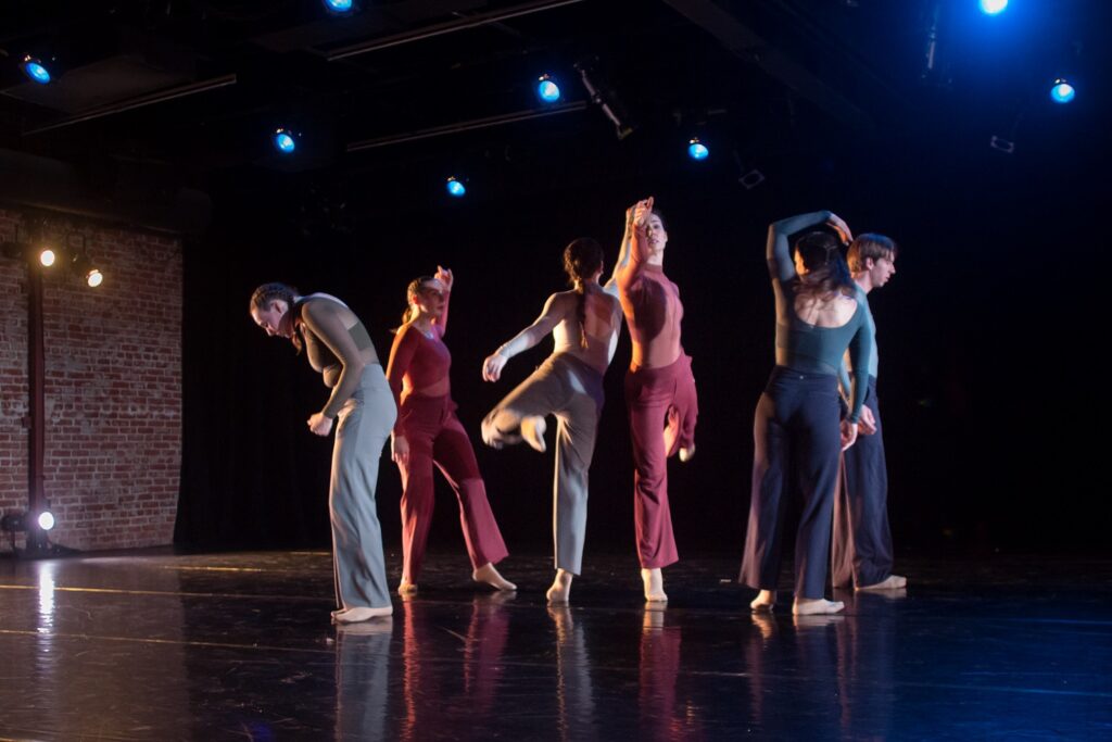 NEDT Bound - Cast of "In-Yun" choreography by Ashleigh Doede - Photo by Ayame Orlans.