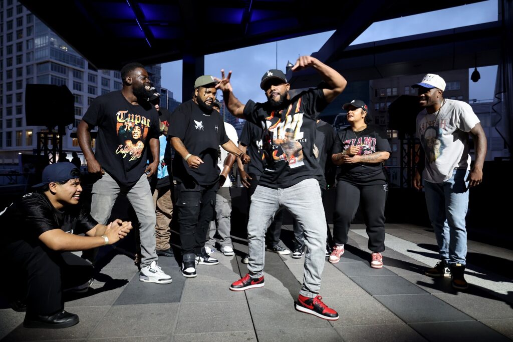 Grammy Museum Second Annual Hip-Hop Block Party - Krumpers: Ruin, Creed, Wreck, Check, Justice, Manny, Oxy, Tight Eyex, Malice and Five - Photo by Randy Shropshire, Courtesy of the Recording Academy.