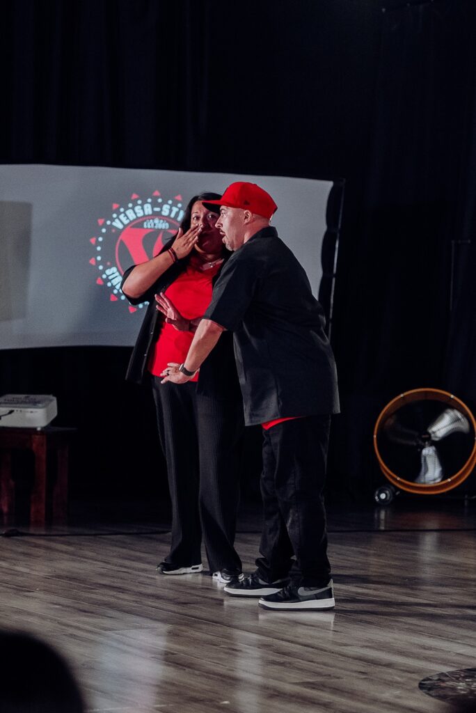 Versa-Style Streetdance Theatre Showcase - Jackie "Miss Funk" Lopez and Leigh "Breeze Lee" Fooad - Photo by Bryce Koebel.