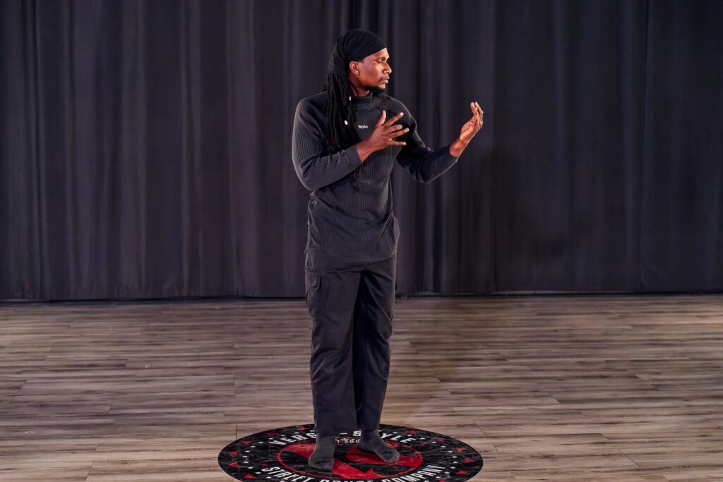Versa-Style Streetdance Theatre Showcase -Outrage in "Terrified" - Photo by George Simian.