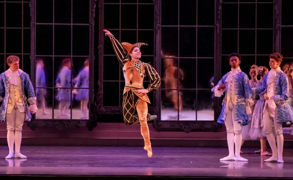 Los Angeles Ballet - "Cinderella" - Cesar Ramirez as The Jester - Photo by Cheryl Mann.