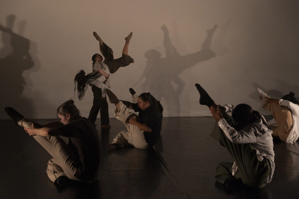 MATCH Residency - Lael Battiste, Niketa Kon, Maya Peterson, Melissa Valenzuela, Rivka Villanueva, Cheryl Wei, Melody Wilson, and Kate Zipper in "When I let you in" by Margaux Gex - Photo by Don Hannah.