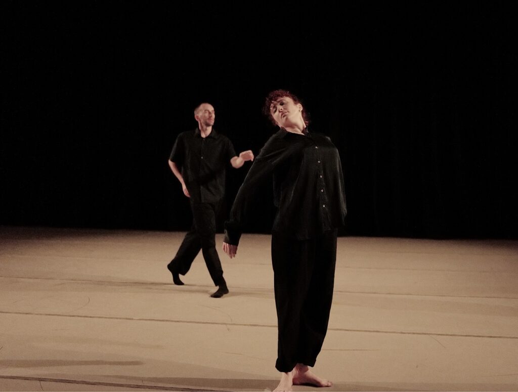 Ilya Nikurov and Megan Doheny in "Once, & For All" - Photo by Joy Isabella Brown.