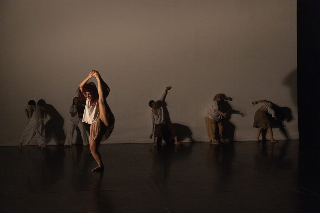 MATCH Residency - Alondra Zitlaly Perez, Amanda Harris, Cheryl Wei, Lisa Shen, Theresa Reish, Thomas Ng, and Vernice Ednilao in "La Voz de la Gente" by Santiago Rivera - Photo by Don Hannah.