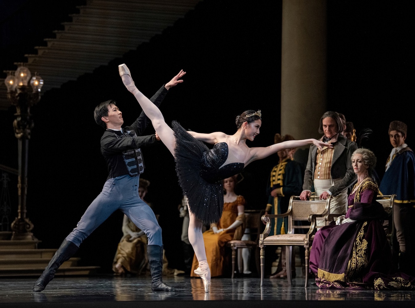 Wona Park and Wei Wang in SF Ballet’s “Swan Lake” - Photo by Erik Tomasson.