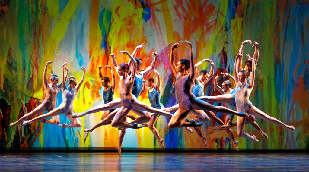 Raiford Rogers Modern Ballet in "Glassworks" choreography by Raiford Rogers - Photo by Steven Cohen.