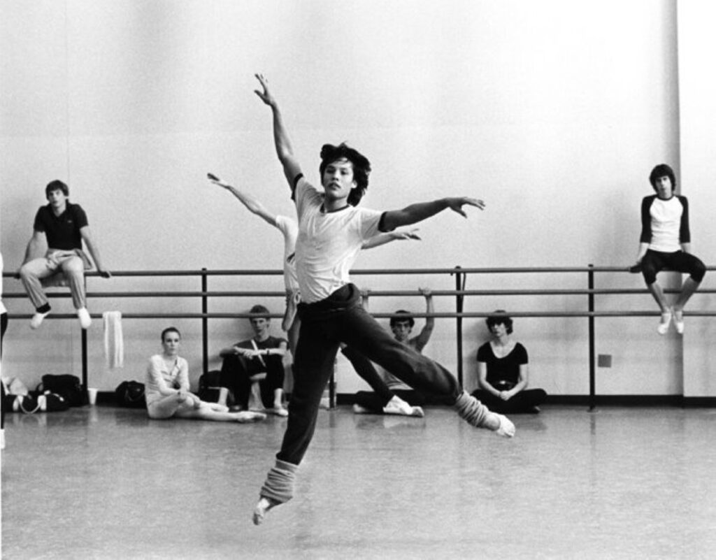 Jock Soto at the School of American Ballet - Photo by Steve Caras.
