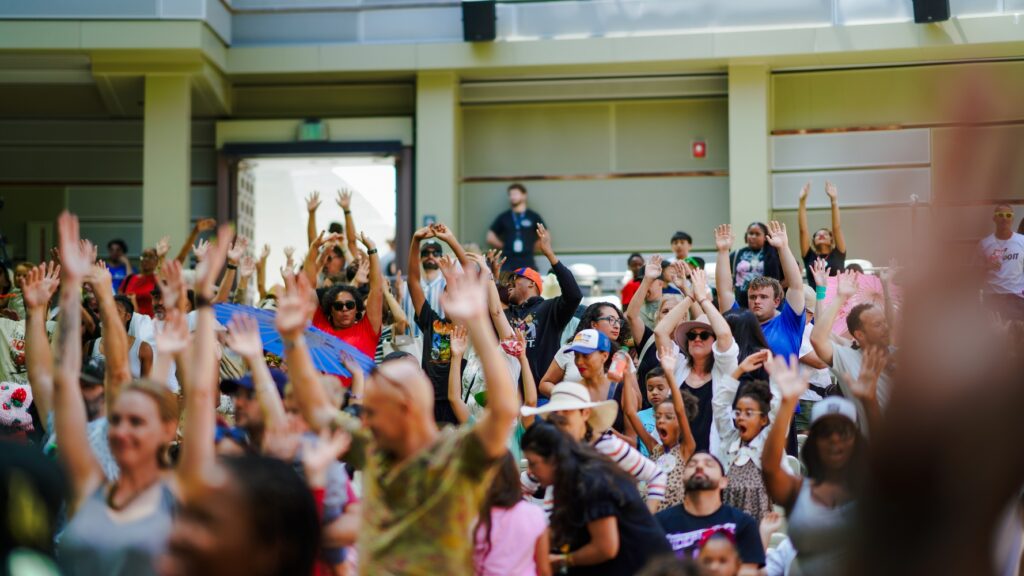 Audience at The Ford watching UniverSOUL Hip Hop Dance Company's "WonderLAnd" - Photo by Jonathan Jimenez.