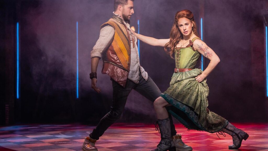 Corey Mach and Teal Wicks in the North American Tour of "& Juliet" - Photo by Matthew Murphy.
