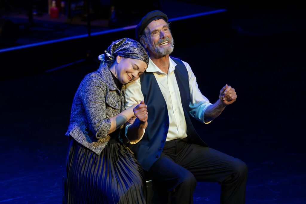 Jennifer Babiak (Golde) and Steven Skybell (Tevye) in "Fiddler on the Roof" - Photo by Luis Luque, Luque Photography.