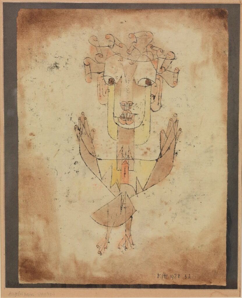 “Angelus Novus” by Paul Klee - Photo from the Israel Museum Jerusalem - Photo by Elie Posner.