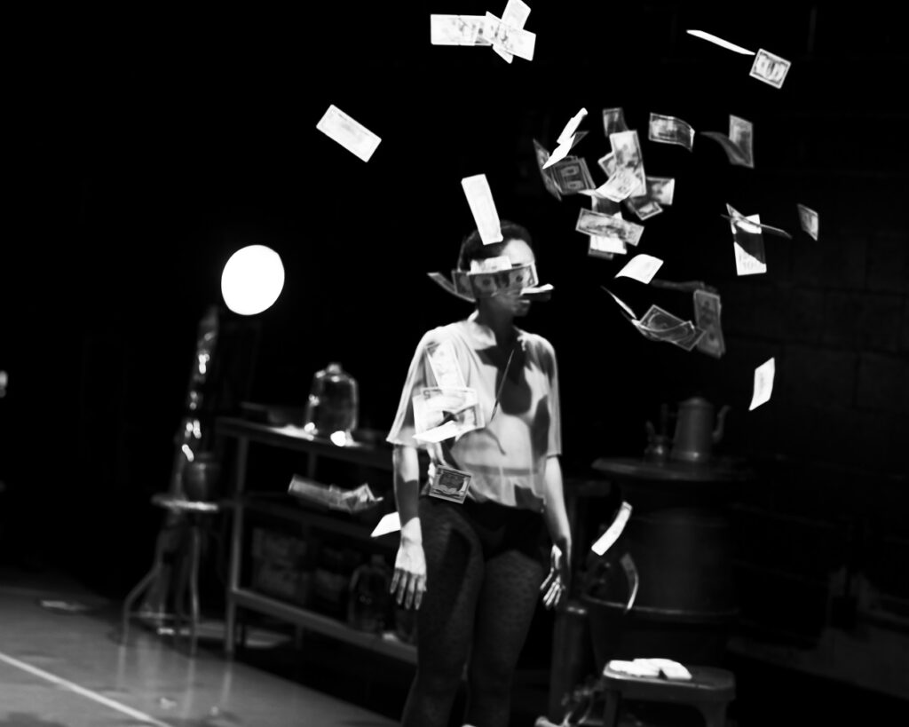 Danielle Agami in her work "Soon After" - Photo by Jobel Medina.