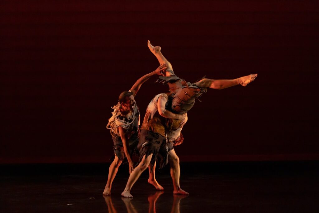 Ismael Murillo, Curtis Johnson, Matthew Reiner in Nannette Brodie's "Brothers Free" from HEARTLAND - Photo by Colin Harabedian Movingmedia.