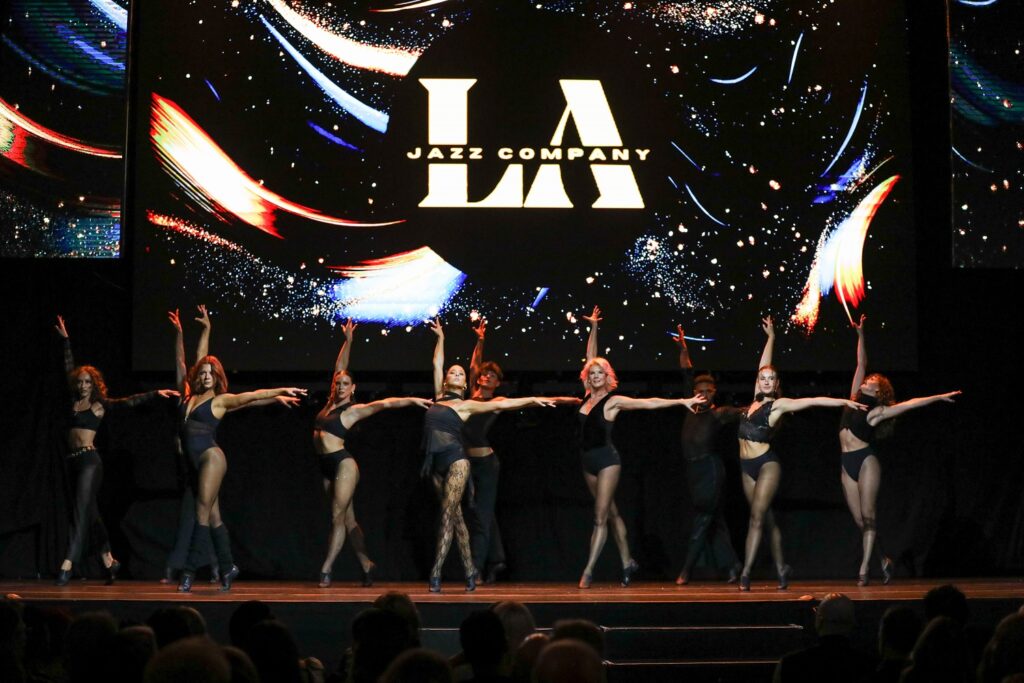 Jaden Mooney, Brandon Leffler, Daisy McMillen, Bel Housner, Olivia Liberati, Jake Kepper, Melissa Bremner Quezada, George Lawrence II, Maya Palmer Claire Ross in SONG OF THE NEW MOON choreographed by Jackie Sleigh - Photo by Alyssa Camcilla.