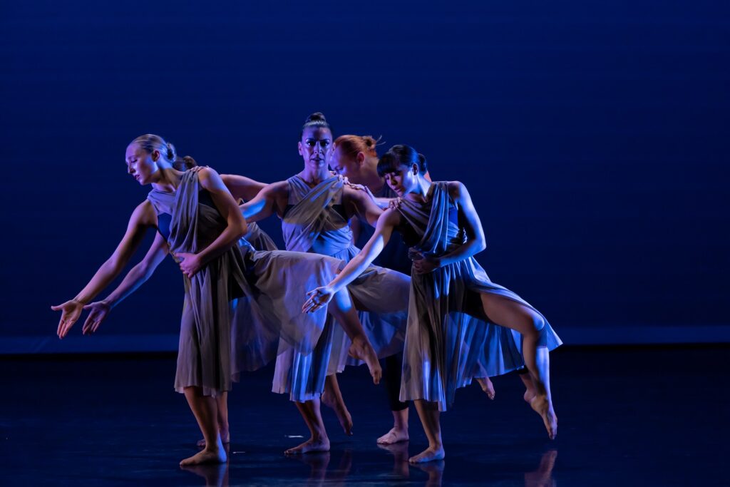 Katelyn Potyondy, Stephanie Maxim, Matt Reiner, Madelyn Downs, Jennie Sustaita in "The Lighthouse" by Jennie Sustaita - Photo by Colin Harabedian Movingmedia.
