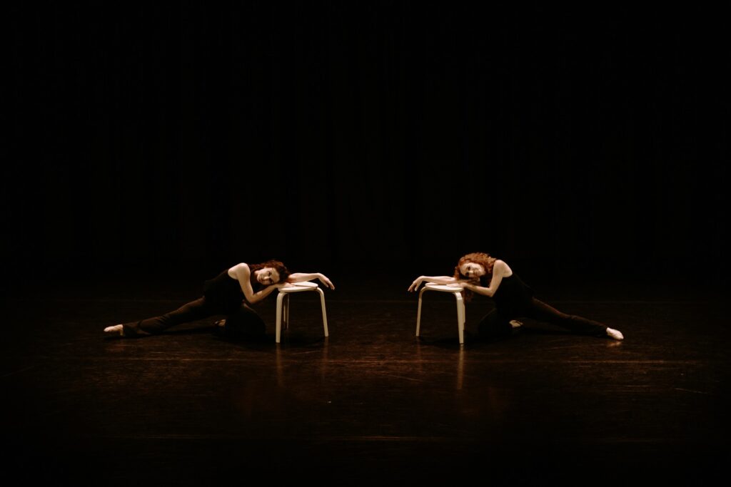 Renée Donovan and Helen Nasillsk in "I Am My Own Ride or Die" choreography by Donovan - Photo by Joe Duarte.