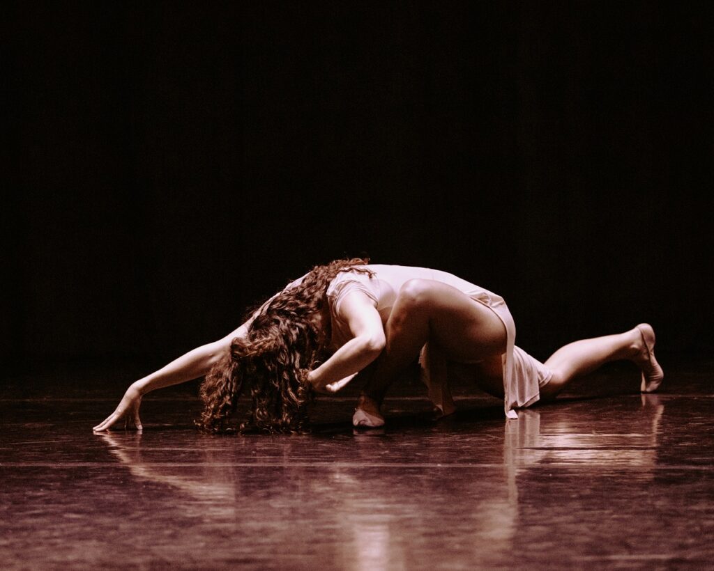 Renée Donovan in her solo "When I Don't Love Myself" - Photo by Joe Duarte.
