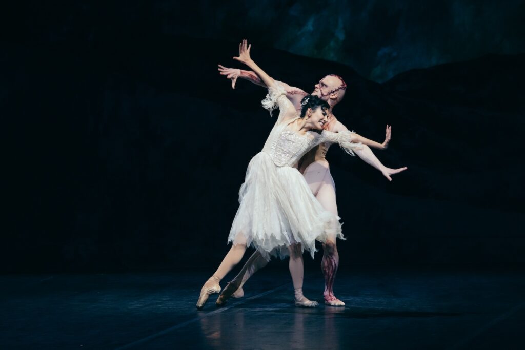 Jasmine Jimison and Cavan Conley in "Frankenstein" - Photo by Lindsey Rallo.