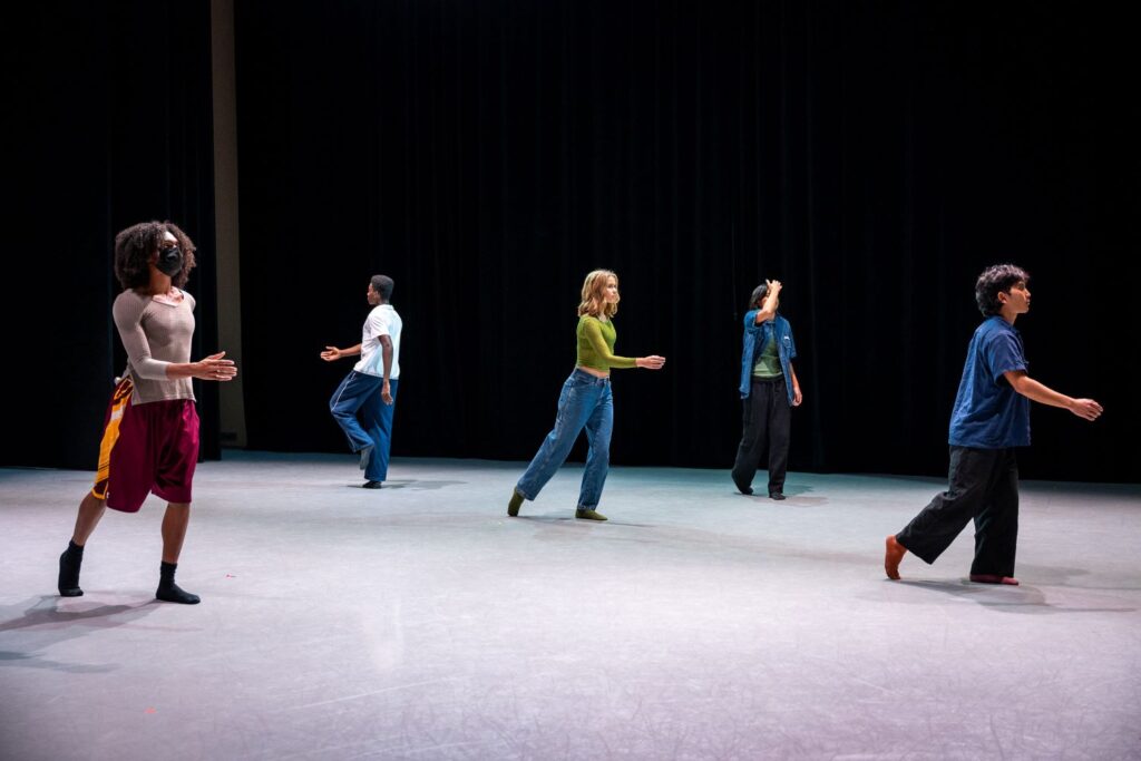 Students of USC Glorya Kaufman School of Dance - "City of Angles/City of Lights" - Photo by Michael Baker.