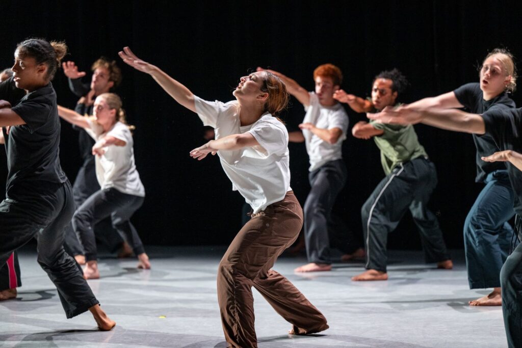 Students of USC Glorya Kaufman School of Dance - "City of Angles/City of Lights" - Photo by Michael Baker.
