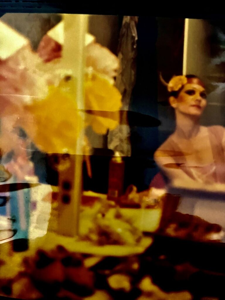 Emily Sayre Smith backstage - Photo courtesy of the artist.