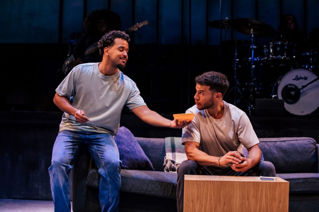 L-R Marlon Alexander Vargas and Alex Hernandez in "Littleboy/Littleman" - Photo by Jeff Lorch.