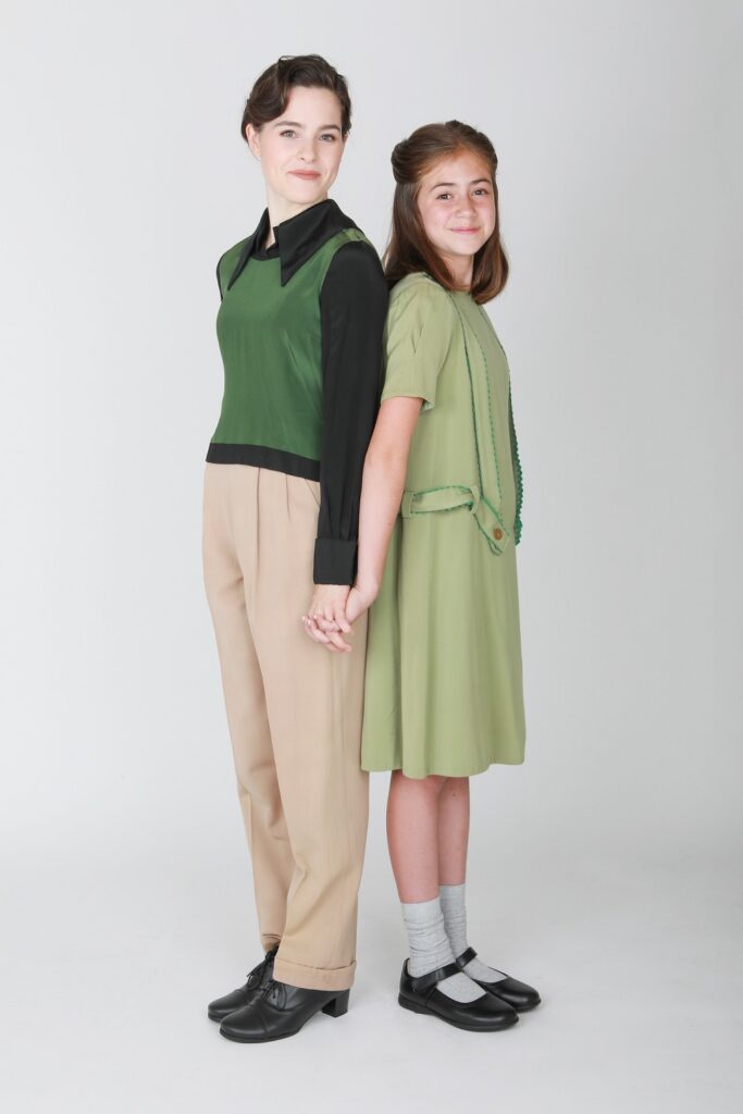 "Perfect World" - L to R Gabbie Adner (Barbara) and Charley Rowan McCain (Young Barbara) - Photo by Jim Cox.