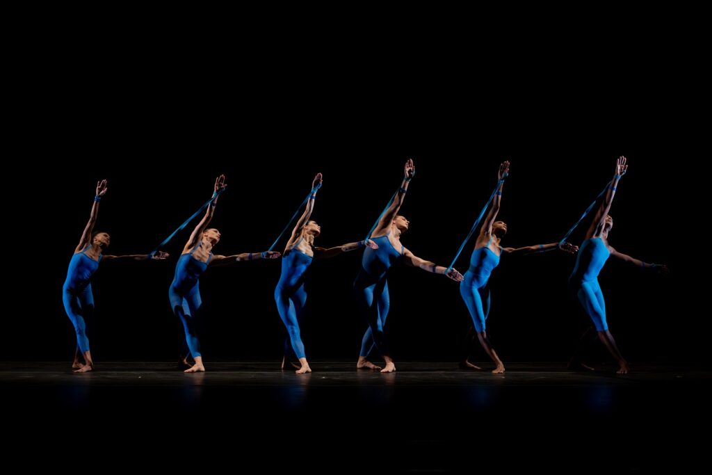 The Martha Graham Dance Company’s Leslie Andrea Williams performs in En Masse, choreographed by Hope Boykin, a The Soraya co-commission - Photo by Luque Photography.