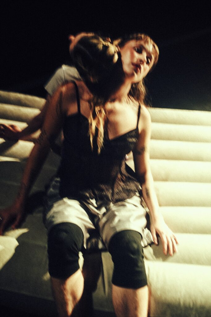 Volta Collective - Loneliness Triptych - Mandolin Burns and Lily Lady in "The Cam Girl" by Mamie Green - Photo by Roman Koval.