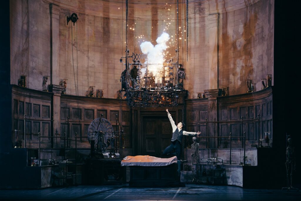 San Franciso Ballet - Esteban Hernandez in Scarlett's "Frankenstein" - Photo by Lindsey Rallo.