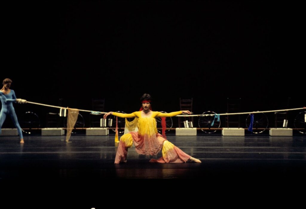 Merce Cunningham Dance Company in "Travelogue", Choreography by Merce Cunningham - Photo by Charles Atlas.