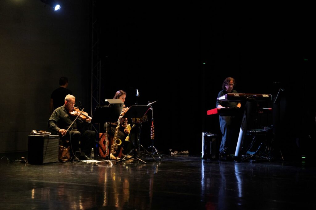 Frederico Lanuza, Claudia Medina, and Dan Weinst in "El Camino al Alma" choreography by Celeste Lanuza - Photo by Denise Leitner.