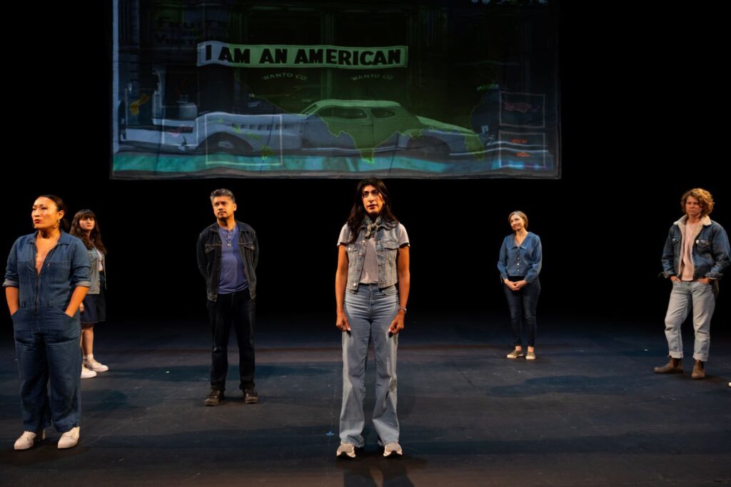 REDCAT NOW Festival - Ammunition Theatre Company in “I Am an American (via Los Angeles)” - Photo by Angel Origgi.