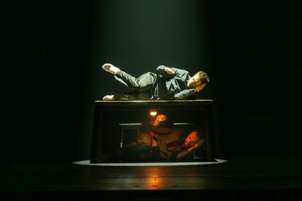 Aiden Carberry & Jordan Johnson in their work "Castling The Unknown" - Photo by Jingzi Photography.