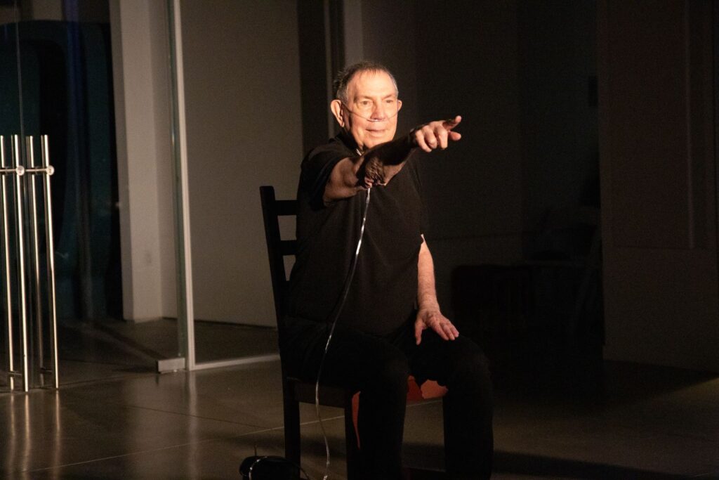 Thriving - Jeff Slayton in his work "Now" - Photo by Alaya Oni.