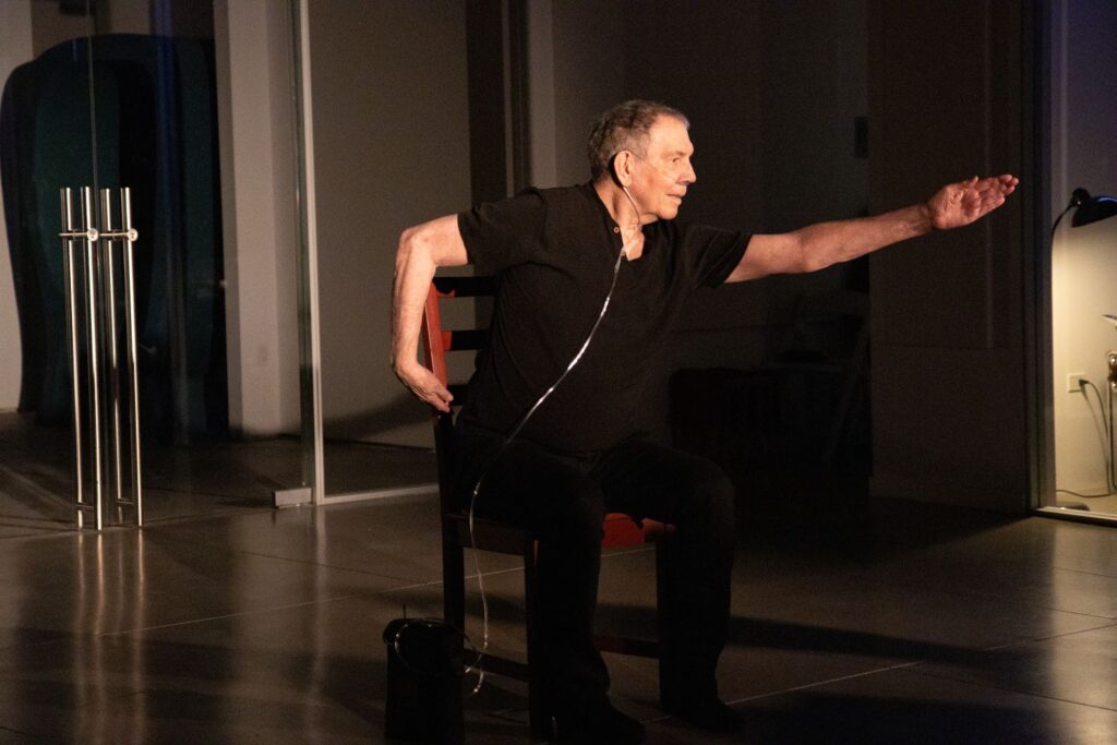 Thriving - Jeff Slayton in his work "Now" - Photo by Alaya Oni.