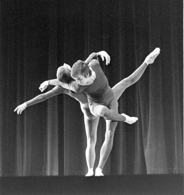 Viola Farber and Jeff Slayton in "Tendency" choreography by Viola Farber - Photo by Theresa King.