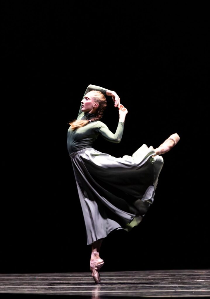 Pacific Northwest Ballet principal dancer Elizabeth Murphy in Dani Rowe’s The Window in Dani Rowe’s The Window - Photo by Angela Sterling.