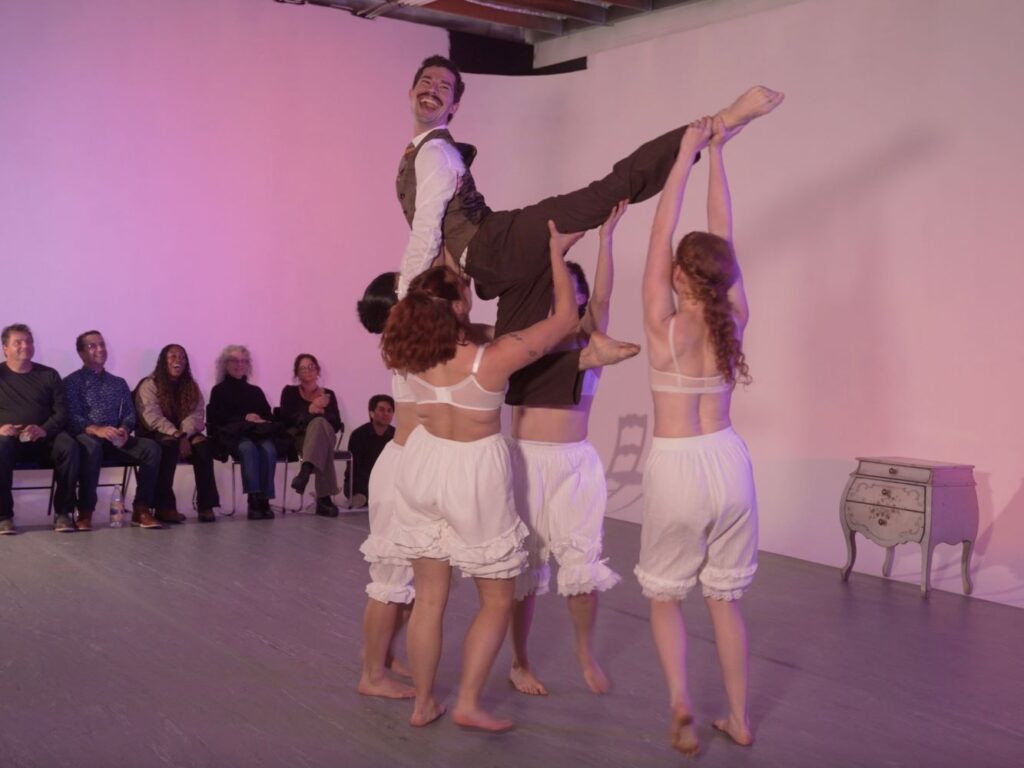 Cast of VULGAR by Stephanie Mizrahi - Photo by Logan Miller.