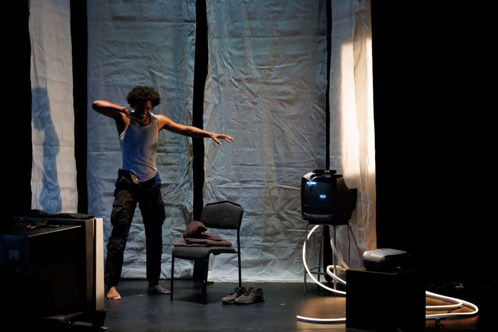 REDCAT NOW Festival Week Three - "notes on building a foundation" by jeremy de'jon guyton - Photo by Angel Origgi.