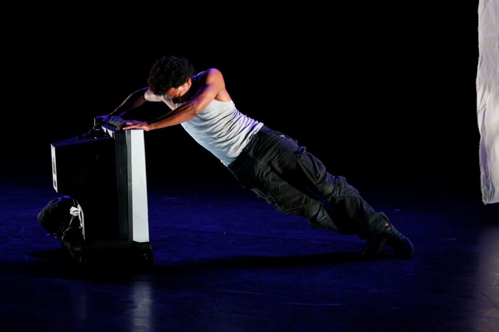 REDCAT NOW Festival Week Three - "notes on building a foundation" by jeremy de'jon guyton - Photo by Angel Origgi.