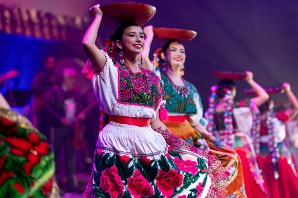 Ballet Folklórico de Los Ángeles performs "Retablo Purépecha, Michoacán" with Mariachi Pueblo Viejo in the 10th edition of The Soraya's "Nochebuena: A Christmas Spectacular" Dec. 20, 2025 - Photo by Luis Luque, Luque Photography.