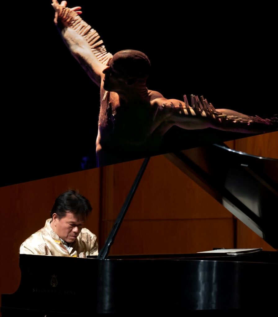 Hao Huang and Kevin Williamson - blue and beast - Photo by Taso Papadakis