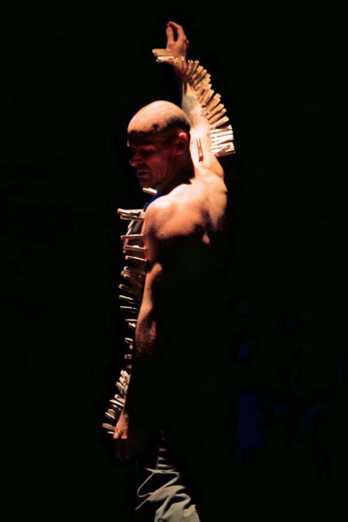 Dance at the Odyssey - Kevin Williamson in his solo "Blue" - Photo by Taso Papadakis.