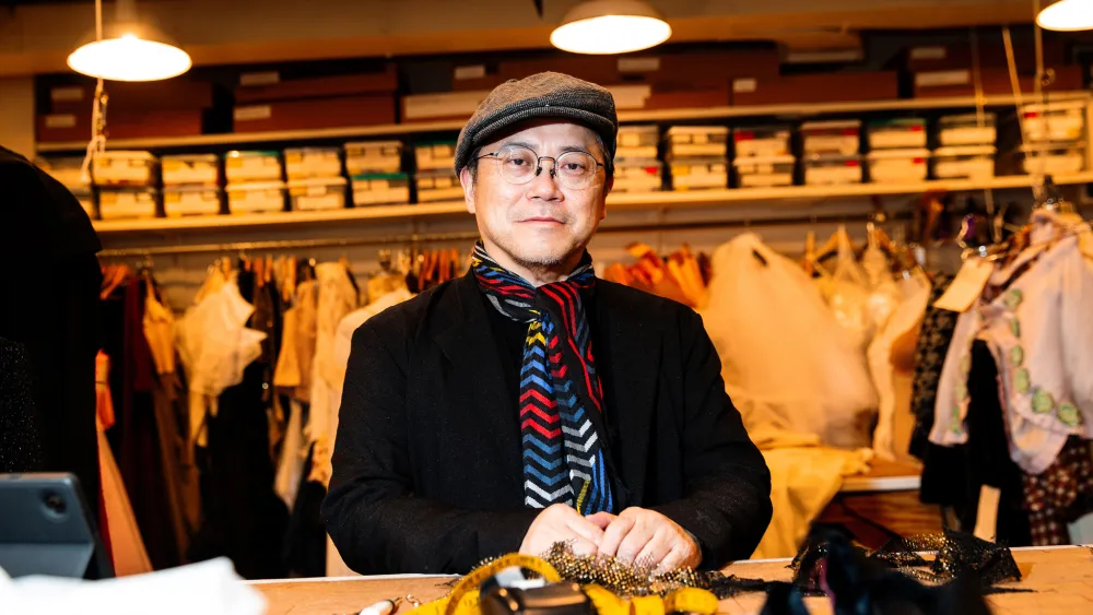 Costume designer Tim Yip - Photo courtesy of the artist.