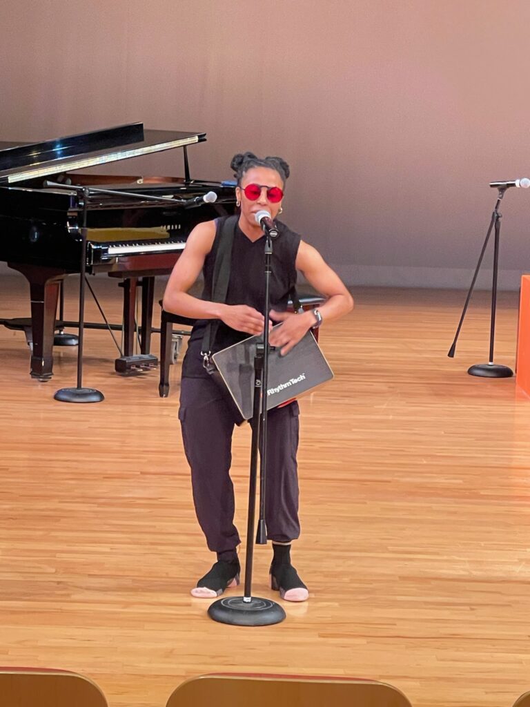 Kyreeana Breelin Alexander in her solo "We Cool" - Photo by Gurmukhi Bevli.