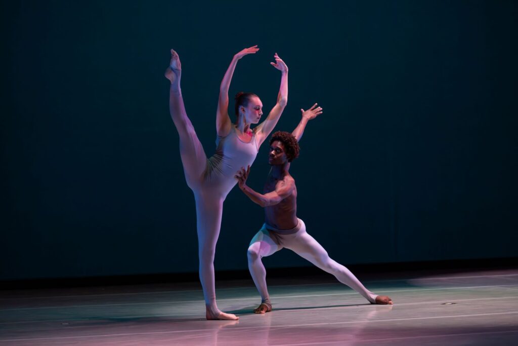Ailey II - Meredith Brown and Kamani Abu in Alvin Ailey's "Streams" - Photo by Nir Arieli.