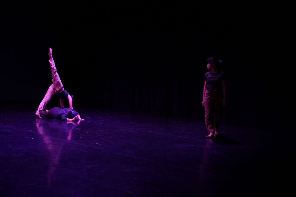 NACHMO LA 2026 - Mallory Chen, Jackie Nii, and Sharon Zhang in "Finding Wonder" choreography by Nadine Tran - Photo by Gregory M. Kasunich.