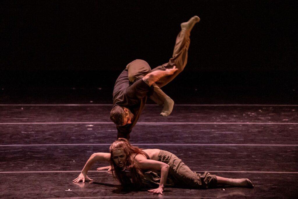 KYNETIQ's Renee Kester and Rauf "Rubberlegz" Yasit performing co-choreographed "Thorn" - Photo by Cheryl Mann.